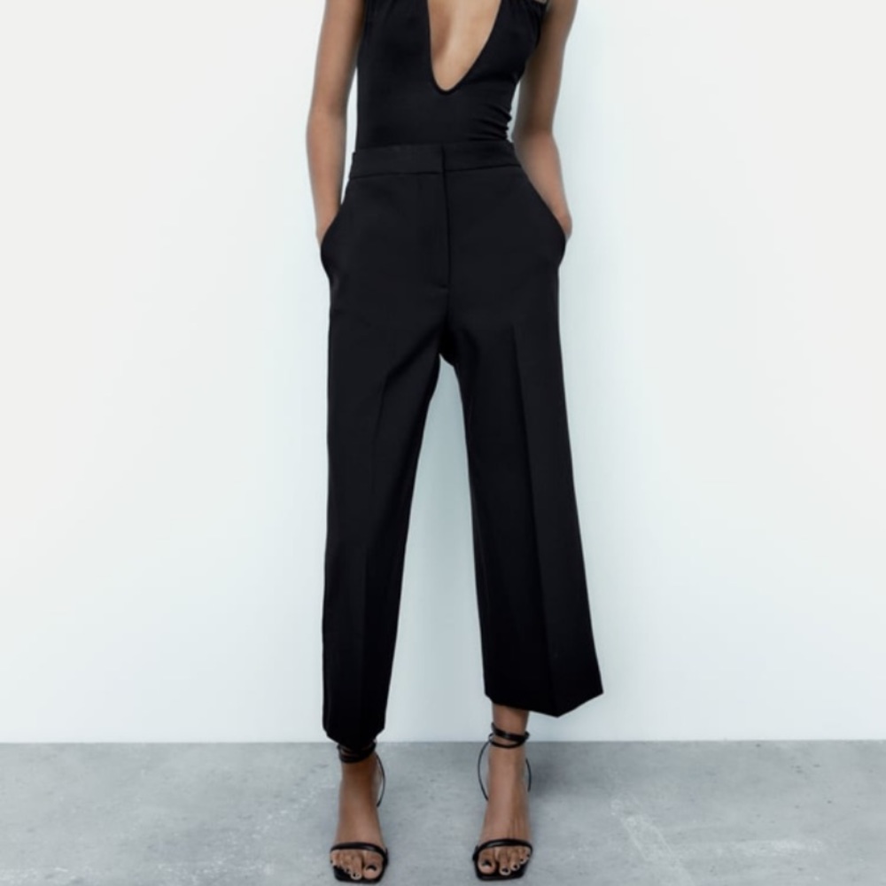 Zara cropped coulettes